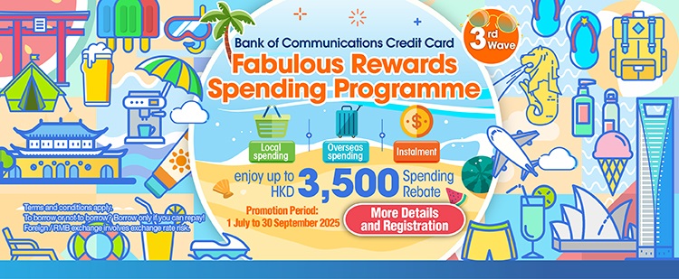Credit Card Fabulous Rewards Spending Programme 